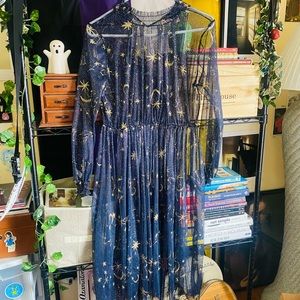 mesh starry celestial dress 🌙